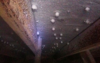 Issue: frost in the attic due to lack of ventilation